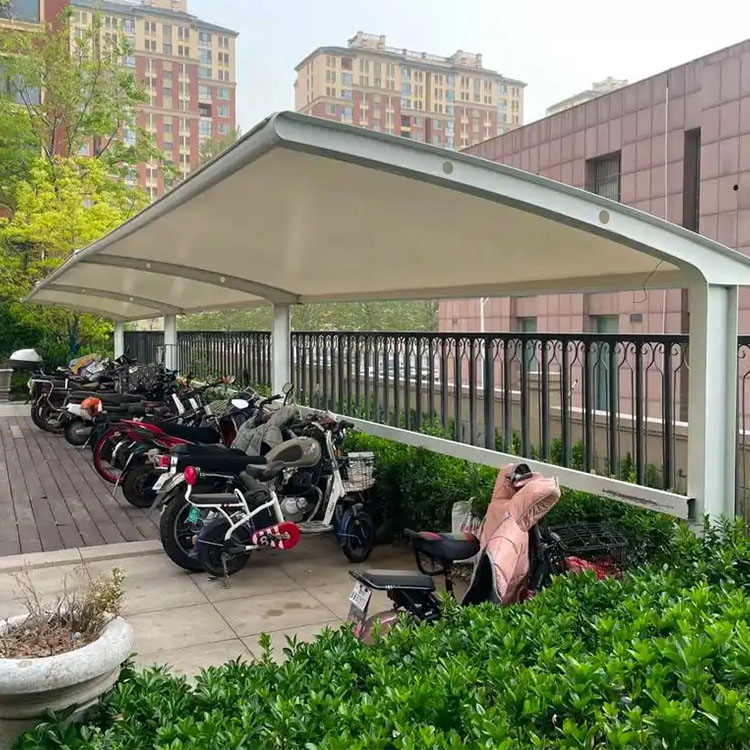 瓮安县膜结构电动车棚